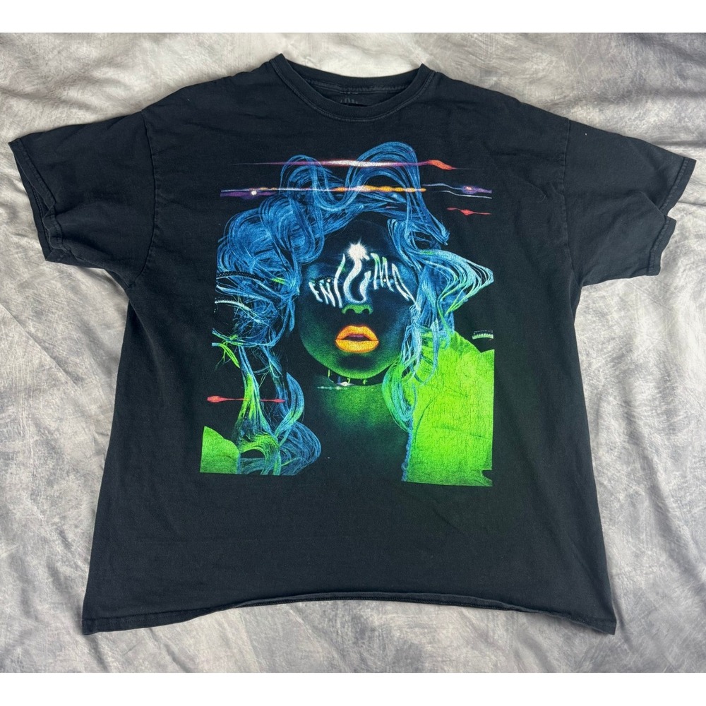 Lady Gaga Enigma Las Vegas Residency Concert T Shirt Black XL 2018 2019 Merch